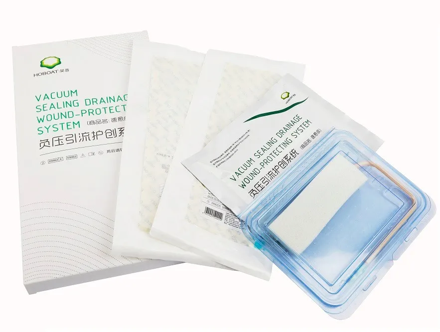 Disposable NPWT kit PVA foam dressing system with CE&ISO