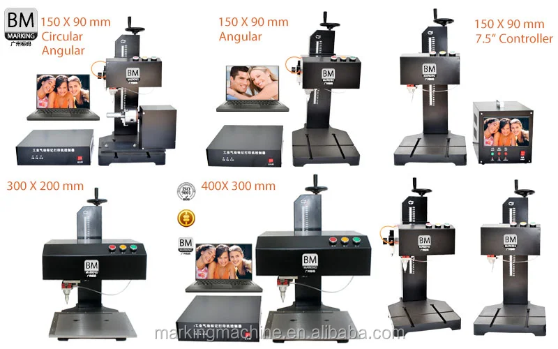 car frame/engine/metal pipe desktop pneumatic dot peen marking machine hot sale Shanghai
