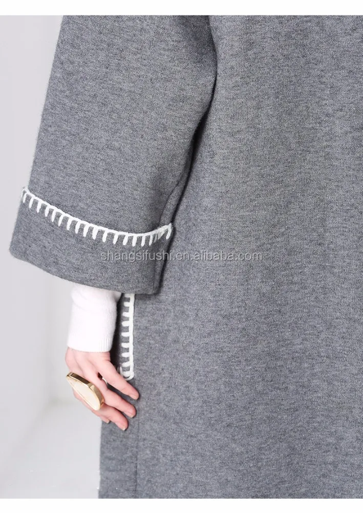 Производитель предоставляет индивидуальный OEM Кардиган с длинным рукавом в Европейском стиле, длинное пальто, тонкий женский свитер