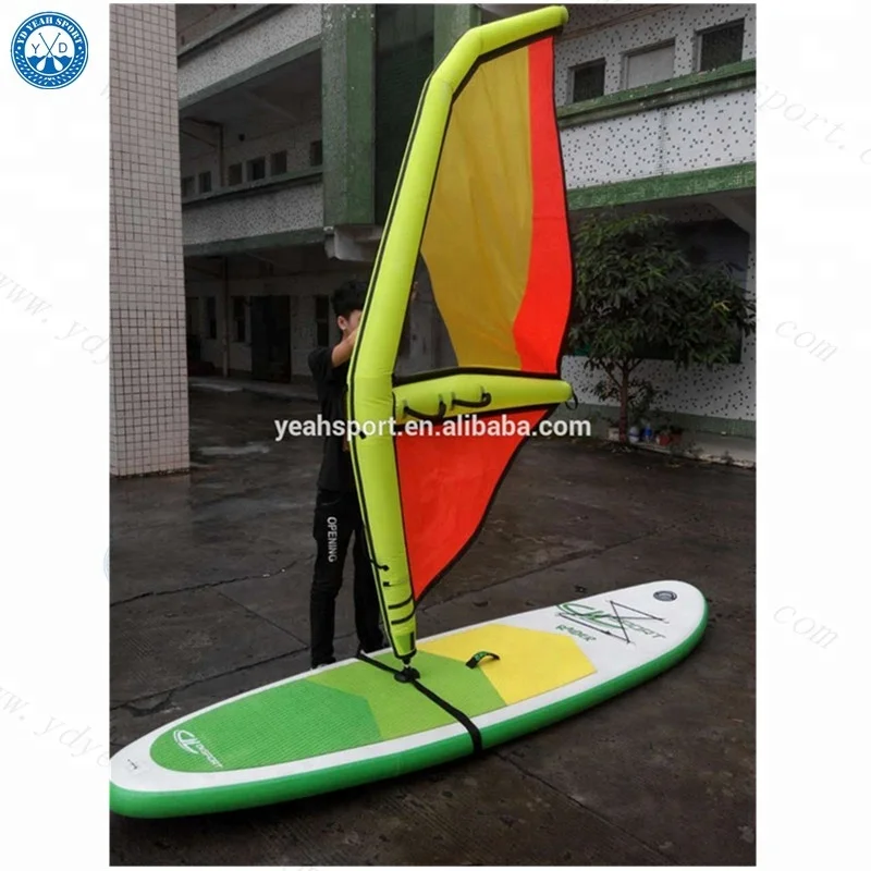Windsurfing set sup board wind surf inflatable sail for beginner