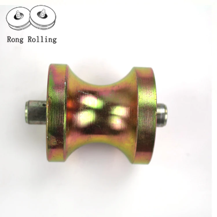 Customize Bottom Fence Bifold Bathroom U groove Door Roller Sliding Gate Wheel