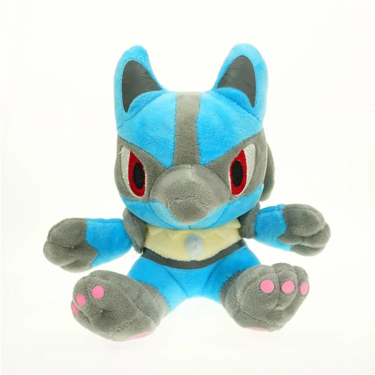 Best selling new arrival customized logo pp soft Lucario stuffed pokemon plush toys