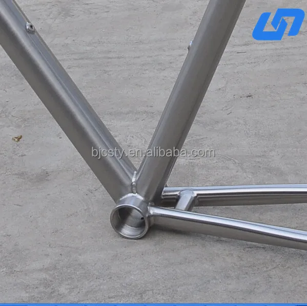 Tl-3al-2.5v waltly titanium road bike frame with low price