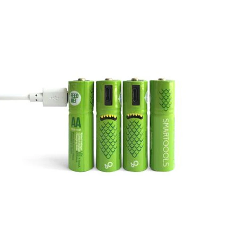 Wholesale AA 1.2V USB battery rechargeable battery usb charging,Toy car, High Quality 1000mAh AA rechargeable battery