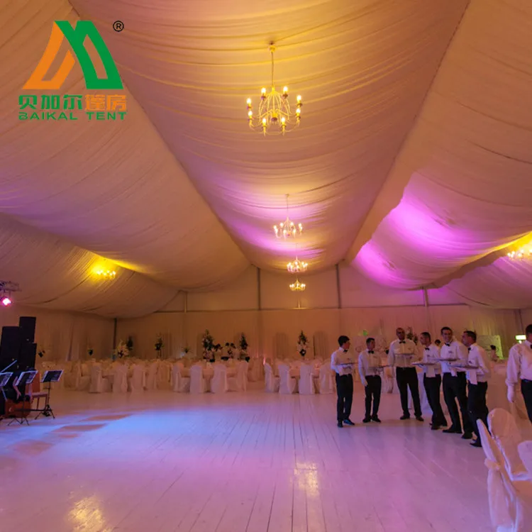 100 People Wedding Tent for Party Marquee with Nice Decoration Liner