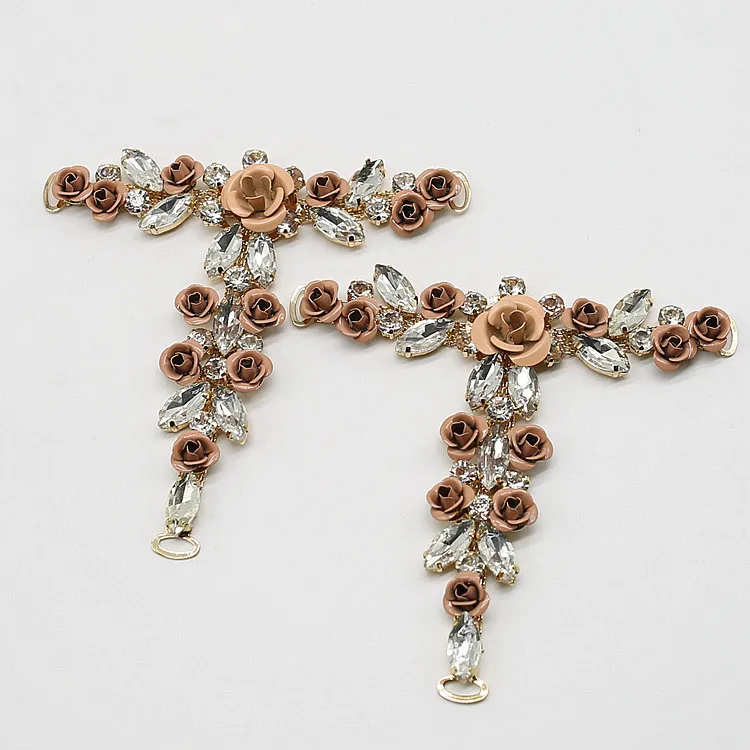 Ladies jewelry crystal shoe accessories