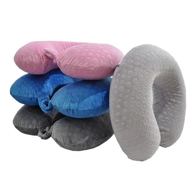 Custom design manufacturer comfort memory foam pillow u shaped pillow travel neck pillow