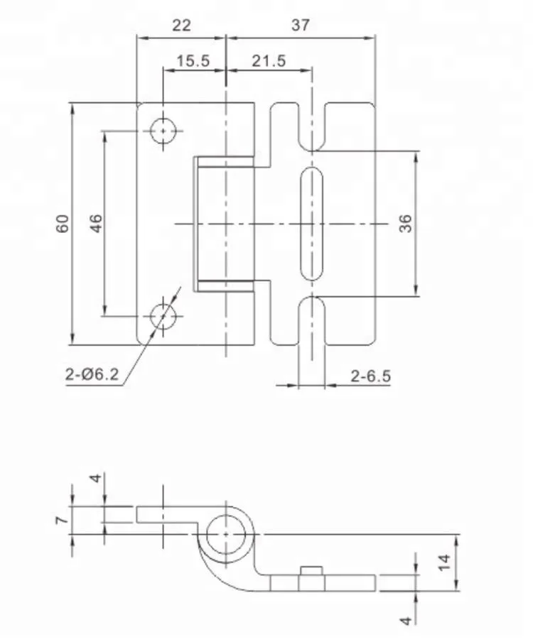 Custom 180 Degree Aluminum Alloy Cabinet Hinge