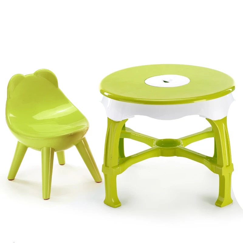 New arrival kids furniture desk children round study table and chair