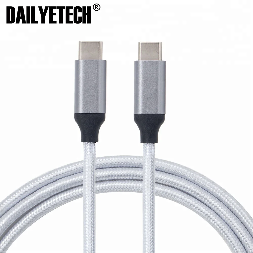Нейлон Тип C-Usb 3,1 Тип C Мужской Otg кабель
