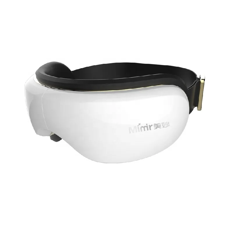 Foldable Portable Rechargeable Eye Massager Wireless Eye Mask with Heating Vibration and Air Pressure Music Therapy