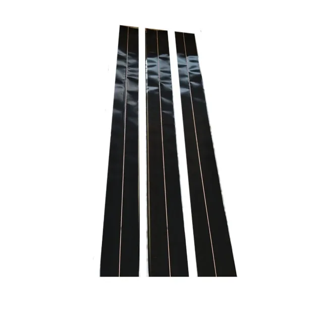 Black chrome aluminum copper fin tubes tinox solar absorber for flat plate solar collector