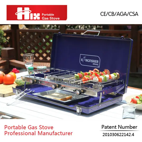 Japanese portable foldable grill gas stove
