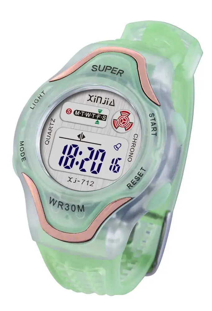 В западном стиле; Наручные часы с 7 цветов светодиодной подсветкой