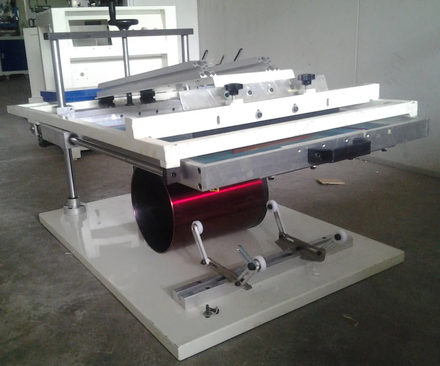 LT-S2 1 color curved surface Manual screen printing machine coffee cup Milk tea printing machine