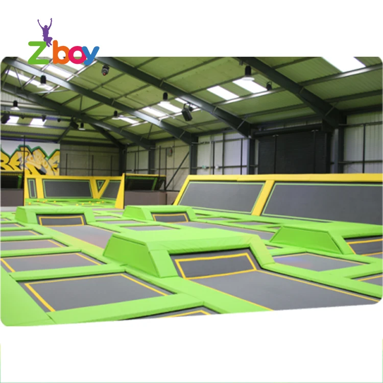 Customized High Quality commercial safety kids play  indoor trampoline parks