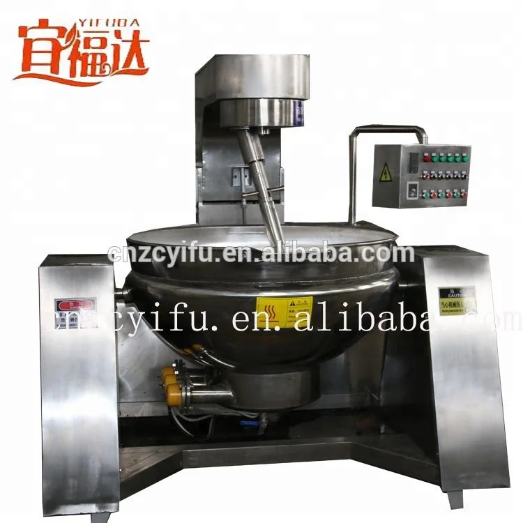 Stainless Steel  food  electric Cooking pot   Jacketed stirring cooking Kettle with  Agitator