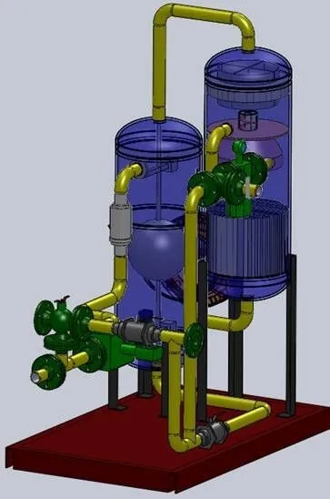 volume Cruid oil dosing skid