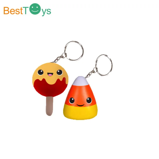 
Custom scented High Quality slow rising japan squishy keychain toys 