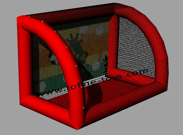 inflatable penalty shootout game football soccer goal challenge