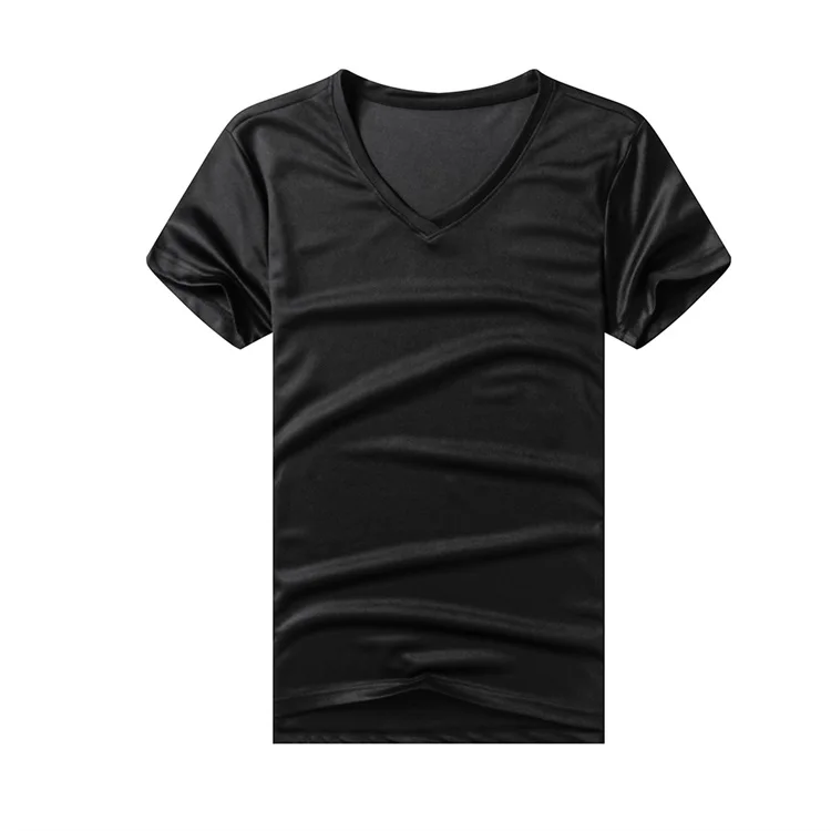 Wholesale Vneck Mesh Dry Fit T Shirts for Marathon Running