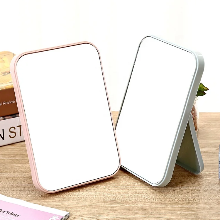 Melason Factory Directly Wholesale Square Shape Desktop Vanity Makeup Compact Cosmetic Mirror Pocket