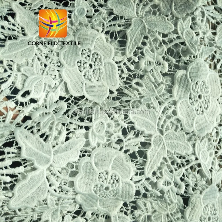 2020 african lace wedding dresses fabric with cutwork embroidery