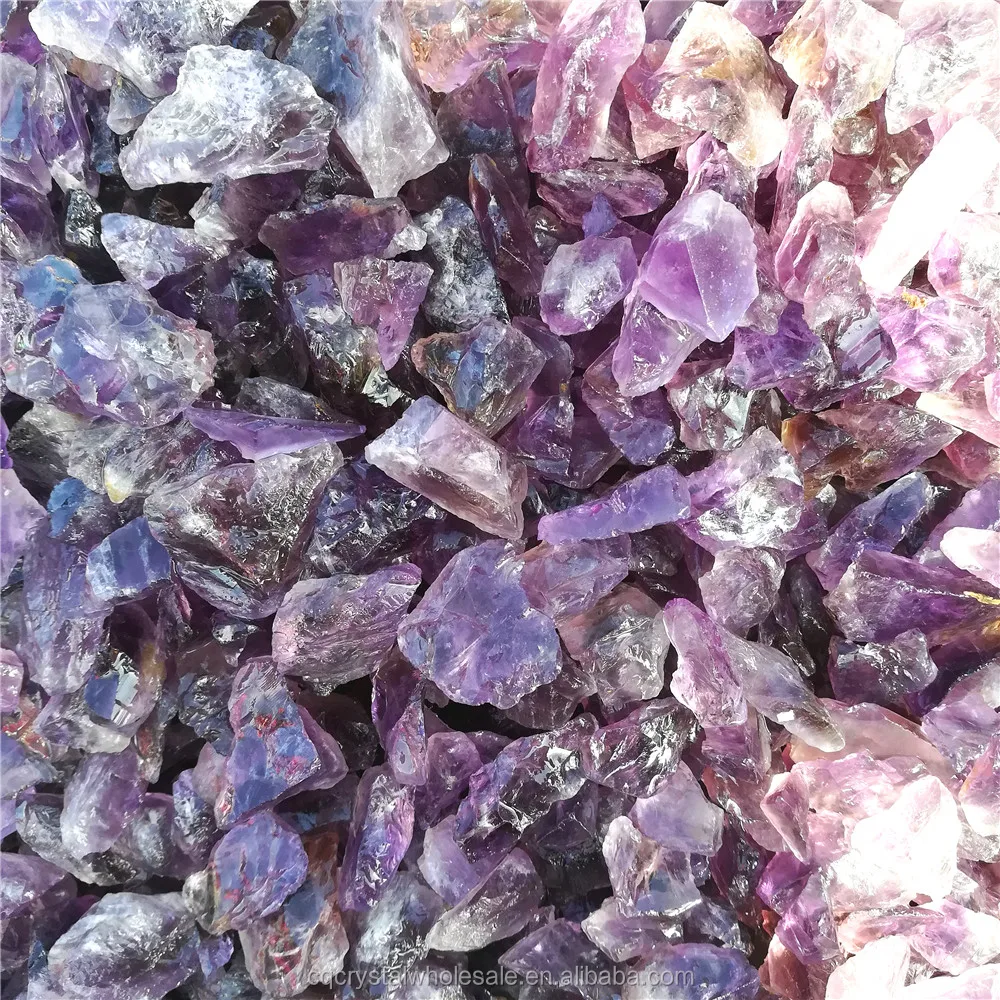 Top Quality Rough Gemstone Natural Rock Amethyst Stone