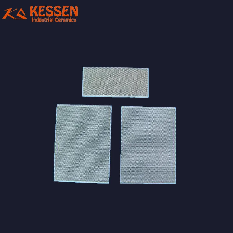 Infrared ceramic plate for gas burner