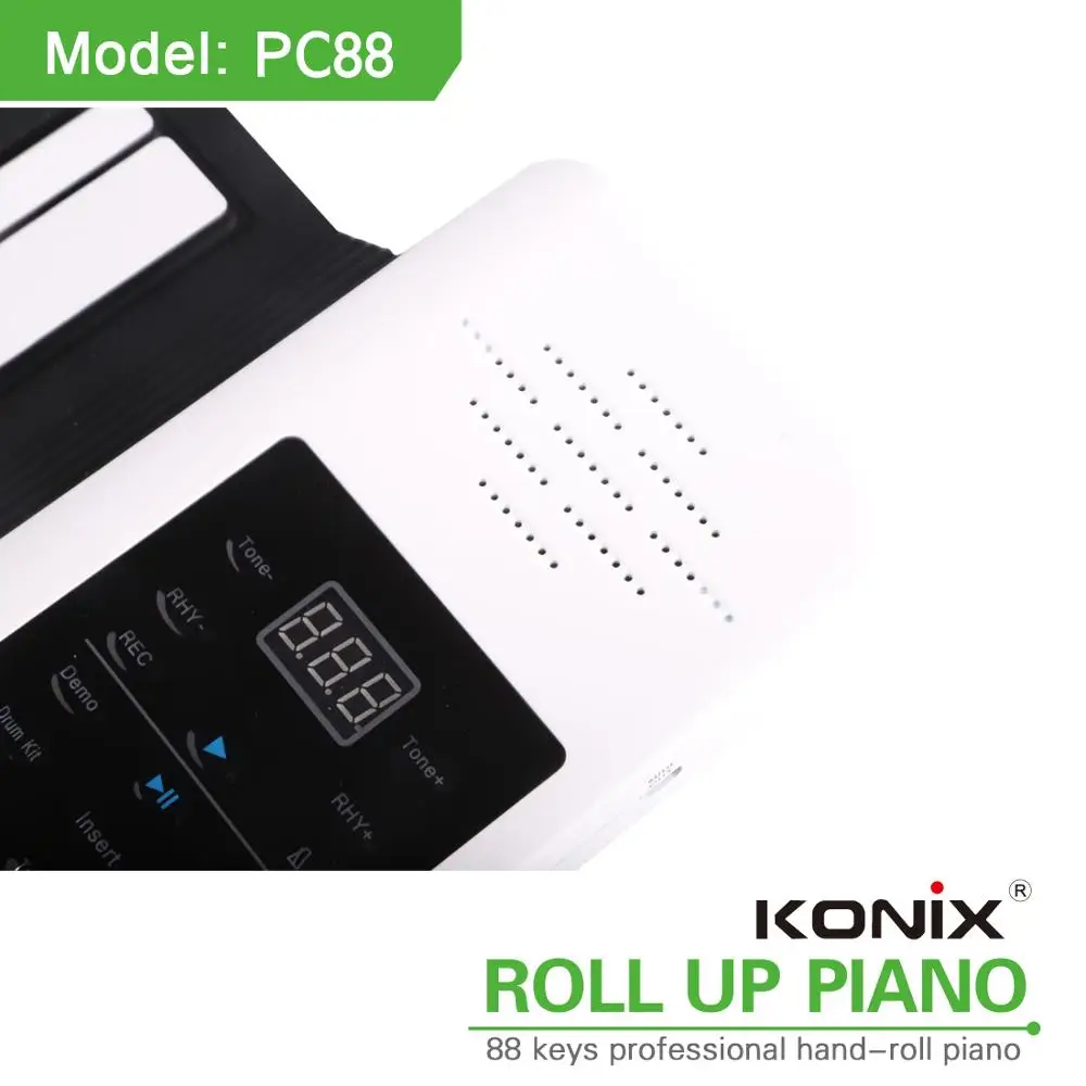 2019 Promotional gift acrylic midi keyboards foldable digital piano