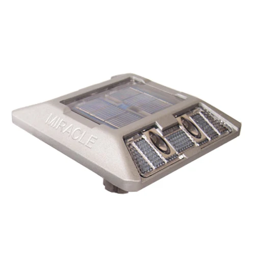 Durable Aluminum Alloy Body IP68 Solar Powered (Charging) LED Reflective Cat Eyes (Road Stud / Pavement Marker) MS-200D