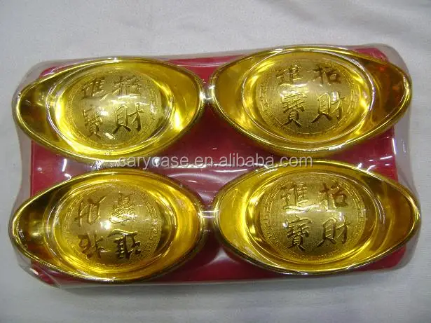 Golden bar,silver ingots , great wealth for the dead people