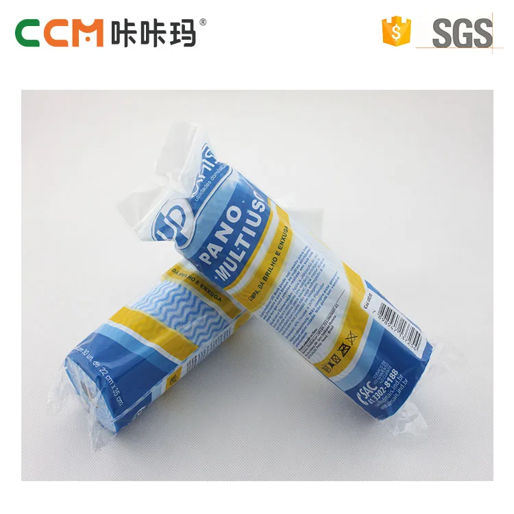 China factory customized disposable spunlace nonwoven fabric kitchen cleaning dishcloths