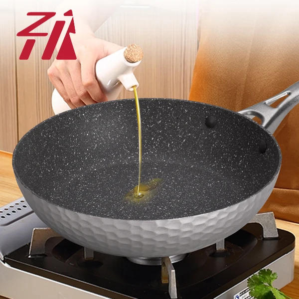 New Arrival Forged Aluminum Non Stick Fry Pan with lid