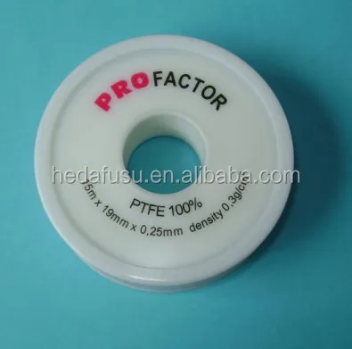 
18 мм, 13 мм ширина резьбовой уплотнительной ленты 100% ПТФЭ Высокое качество для газовых водомасляных труб 
