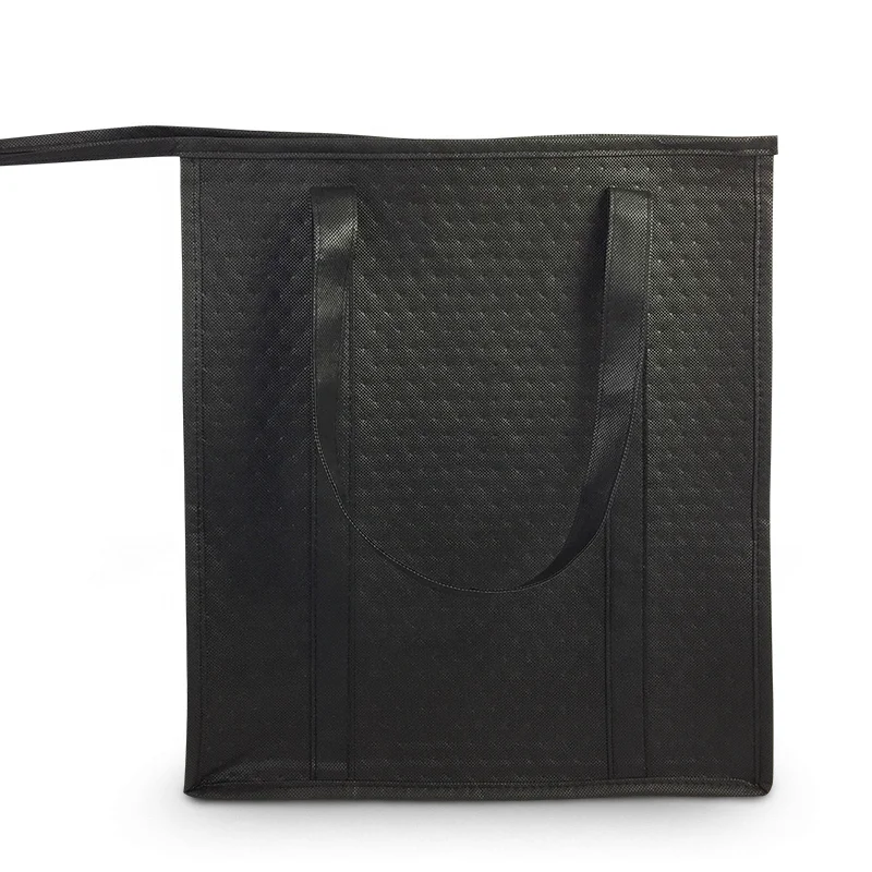 Extra Large  Heavy Duty   Custom logo Insulated Reusable Tote Grocery thermal Shopping Bag Cooler Bag