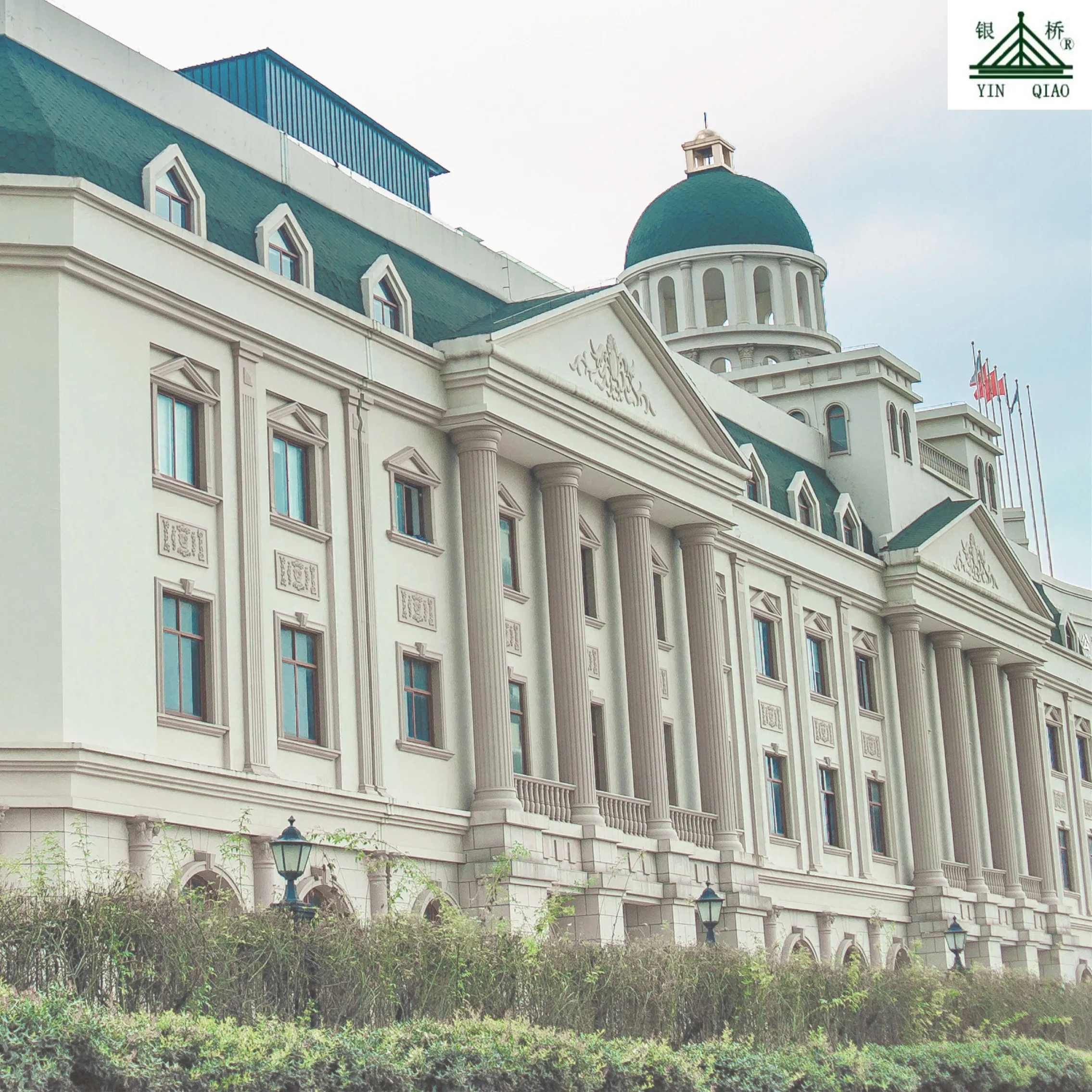 House Outside Inside Decoration GRG GRC Gypsum Roman Post Pillar Column