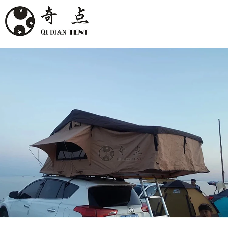 Soft Shell SUV Camping Roof Top Tent With Annex for Pickup Truck