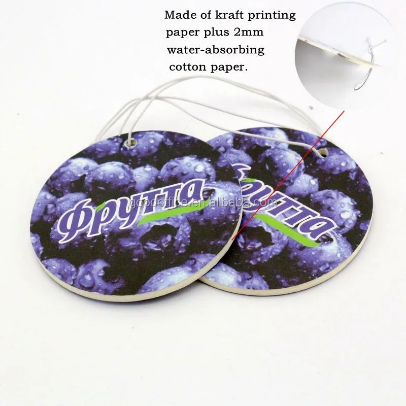 custom car air freshener paper Various styles Car decoration gifts hang air freshener
