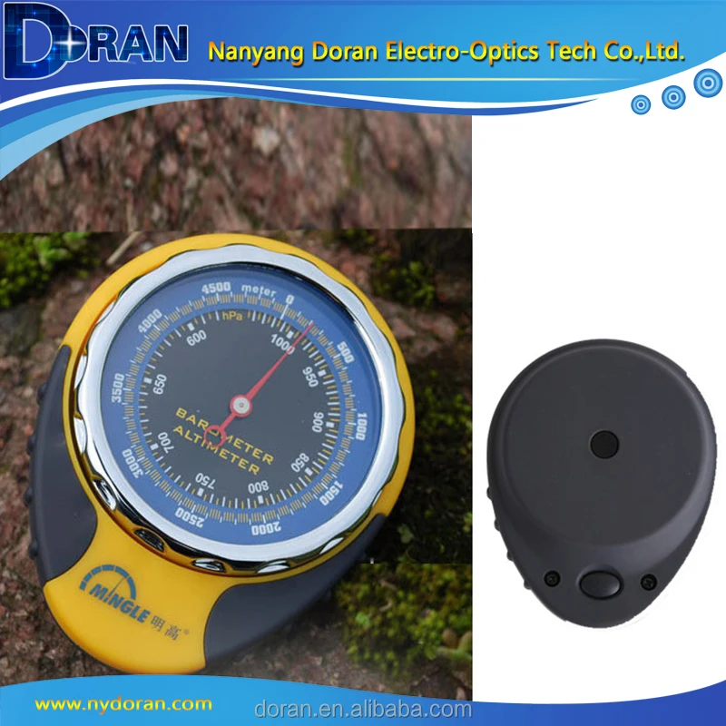 
4 in 1 Outdoors Mountaineering Hiking Altimeter Barometer Thermometer Compass 