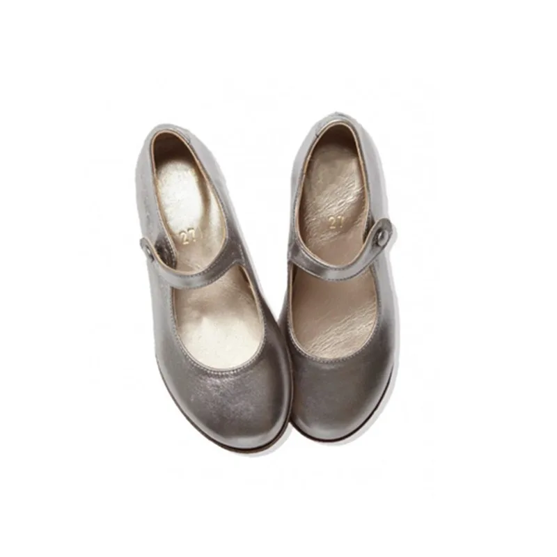 Осенне-зимние балетные Детские классические туфли из натуральной кожи, Детские Туфли Мэри Джейн для девочек