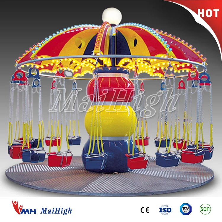 Theme park rides equipment simple flying chair for sale