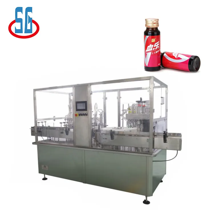 
Pharmaceutical 100 ml Glass bottle filling capping machine Herbal oral liquid Filling Machine for 60ml 