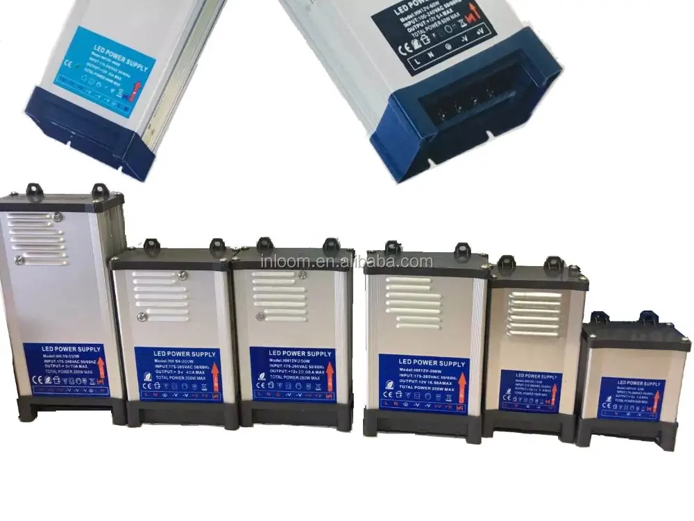 Factory price 5v 70a 350w constant voltage Rainproof LED power supply for LED strips,display with CE,ROHS approved
