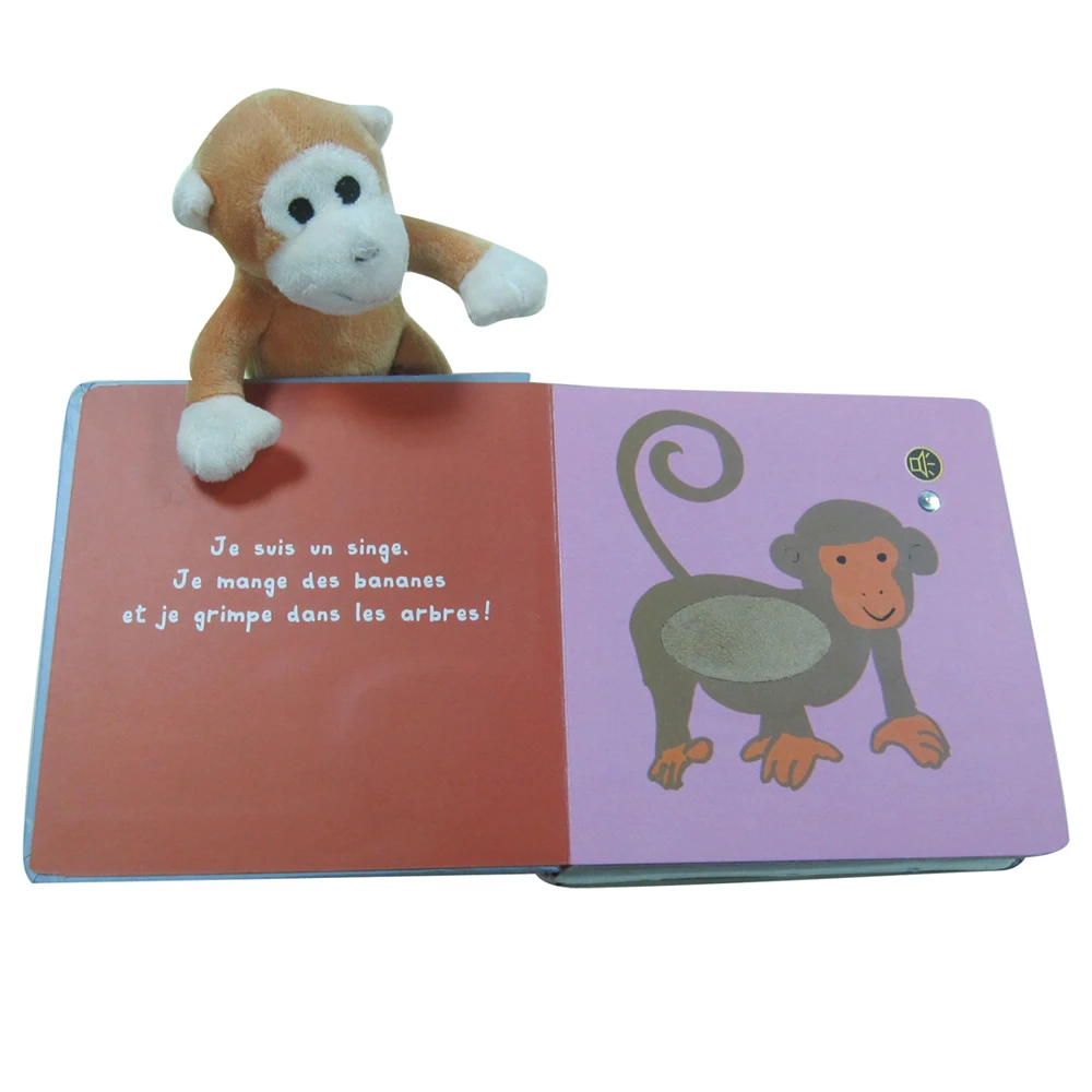 Customized Beautiful Touch and Feel Baby Reading Book Kids Toy Books