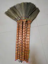 Nipa Natural Straw Grass Broom with wooden handle stick