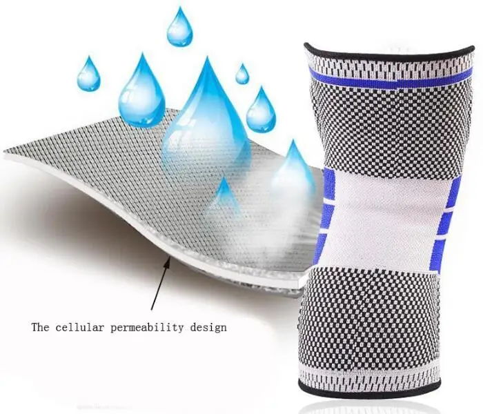 Brace Compression Knit Elastic Knee Sleeve Protector Knee Support