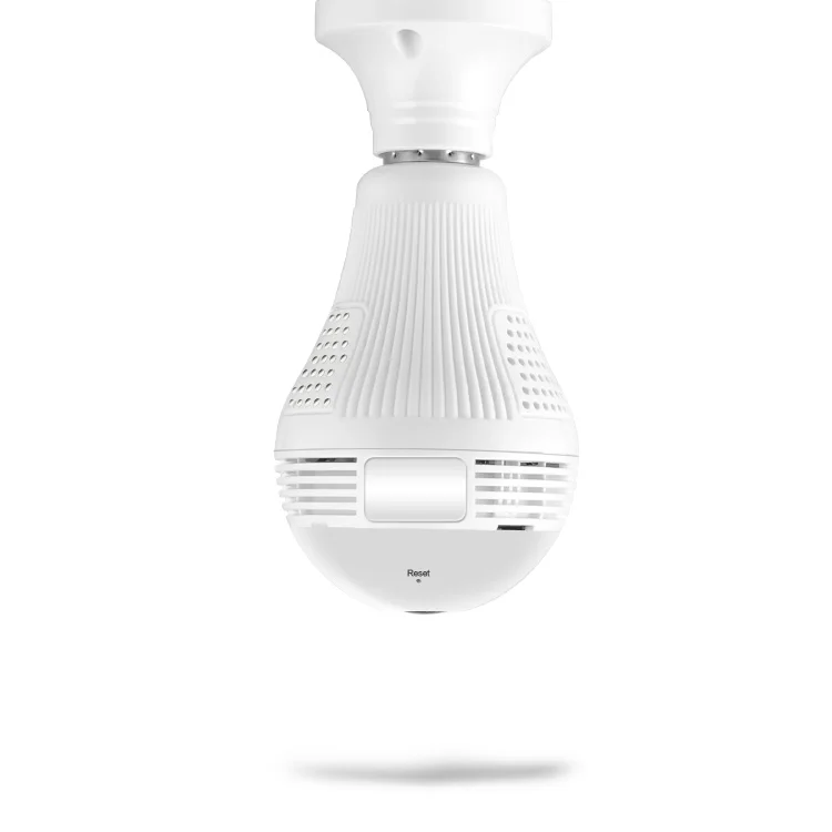 960P 360 Degree VR Panoramic Bulb IP Camera Indoor Wifi Two Way Audio Security Camera Wifi