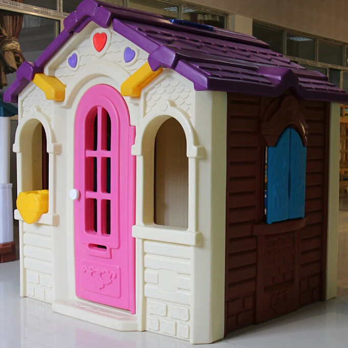Role play Loving chocolate cheap plastic playhouses for kids