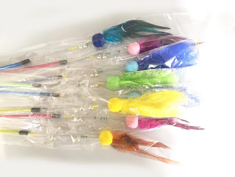 
Cat puzzle interactive pet toy feather ball spring pet supplies wholesale 